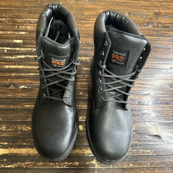 Timberland Pro 24/7 DIRECT ATTACH 6" Black Soft Toe Waterproof Boot 26036 Sz 9.5 - Picture 4 of 8